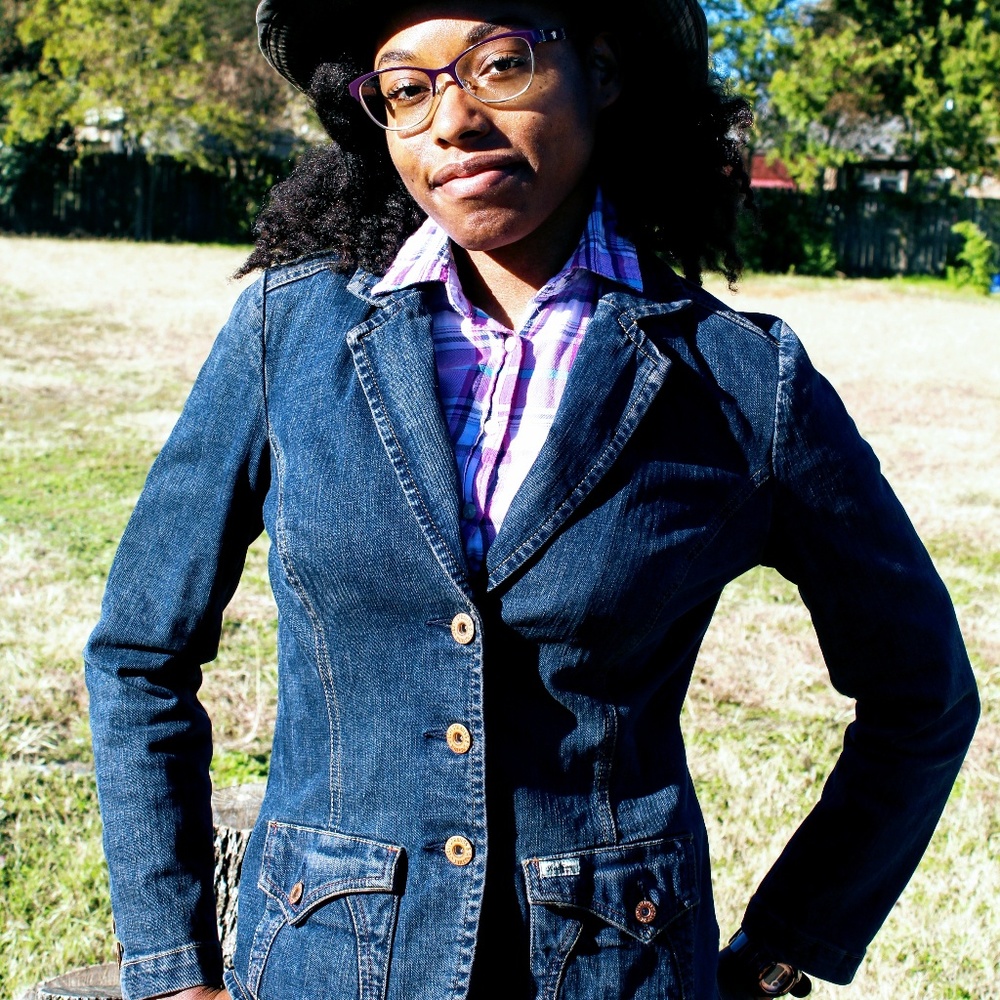 Levi Strauss Signature Denim Button Blaze